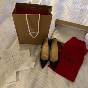 Authentic christian louboutin heels 39.5